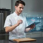 Koch nutzt Tablet mit digitalen Hologrammen | Enthärtungsanlage